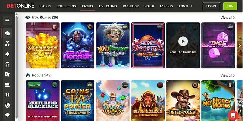 casino pinco online game